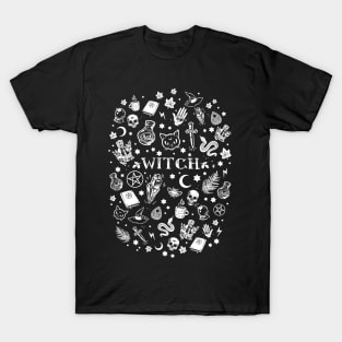 WITCH pattern T-Shirt